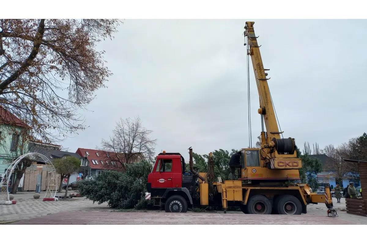 FOTO: Už aj mesto Sereď má svoj vianočný stromček, foto 2