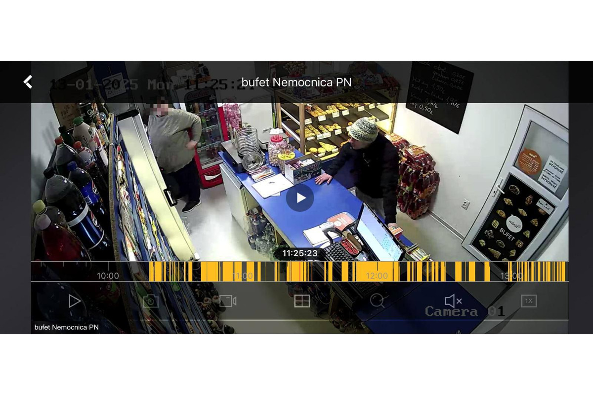 FOTO: Muž kradol v bufete v piešťanskej nemocnici. Nepoznáte ho?, foto 5