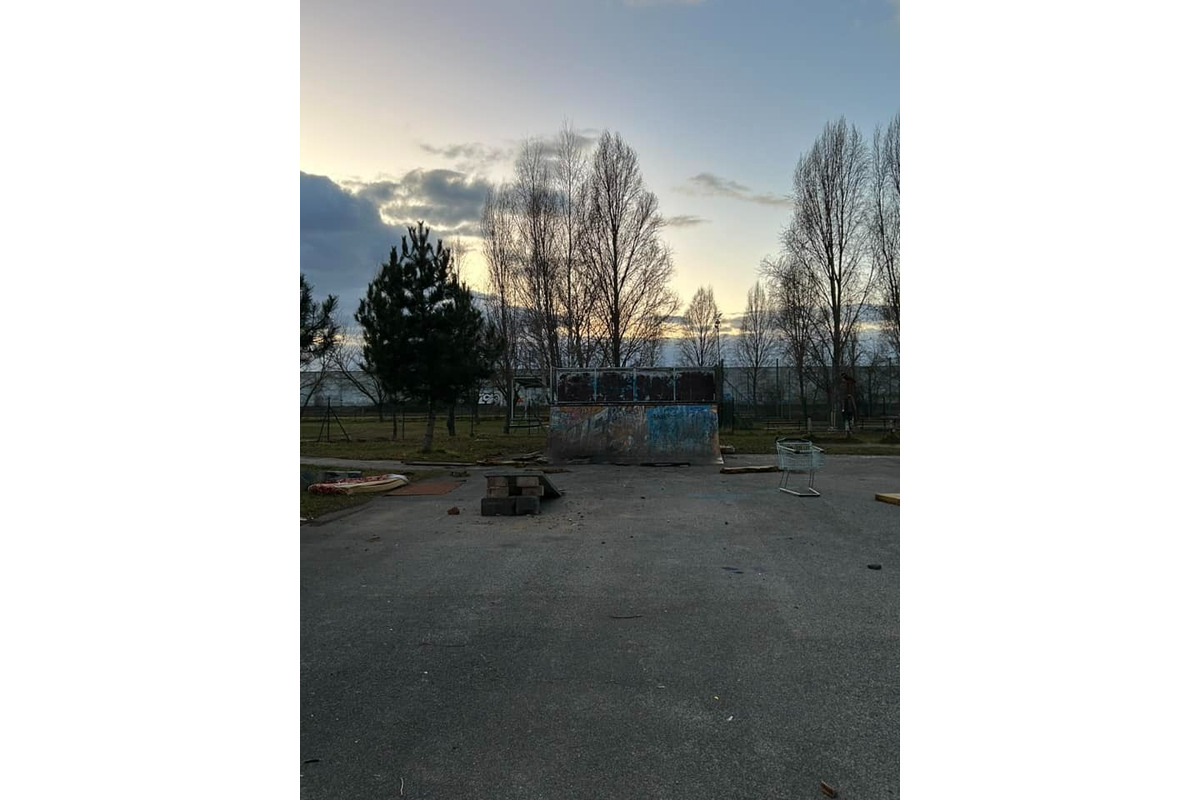 FOTO: Zničený skatepark v Piešťanoch, foto 3