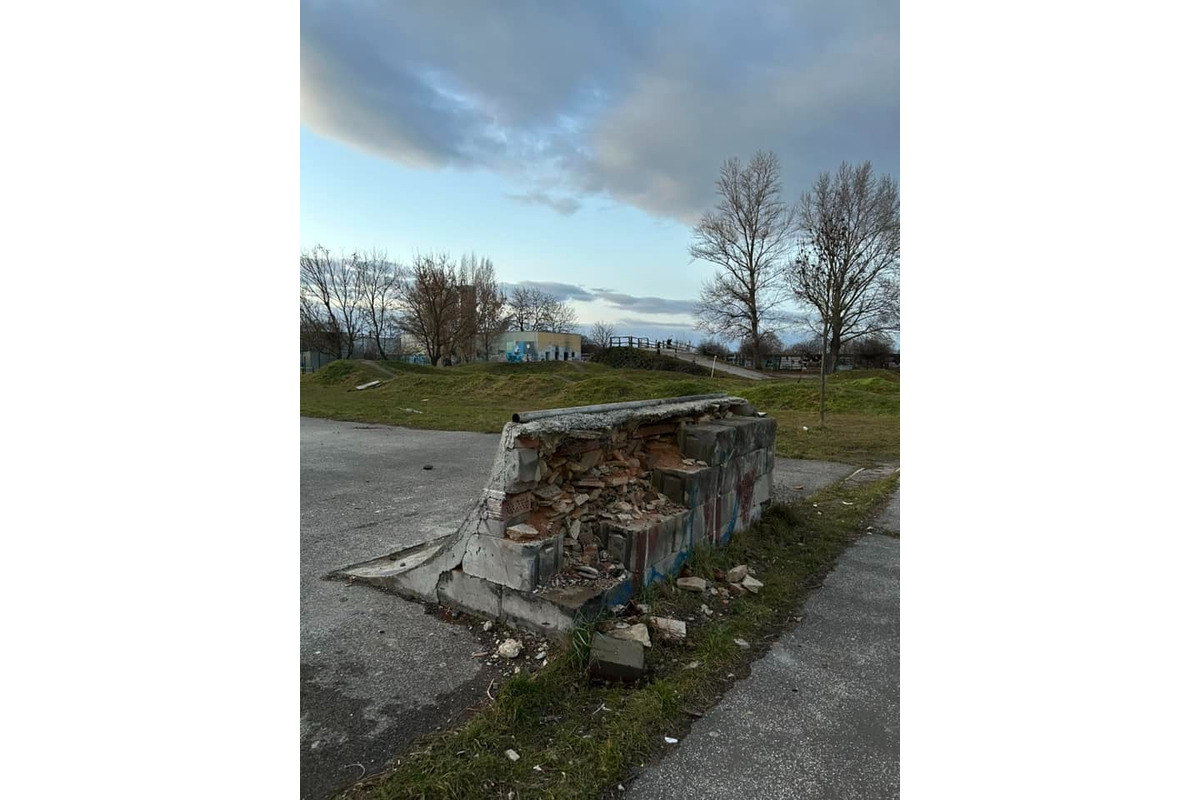 FOTO: Zničený skatepark v Piešťanoch, foto 5
