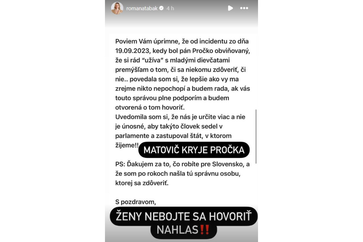 FOTO: Romana Tabaková zverejnila email od Alexandry z Galanty, foto 4