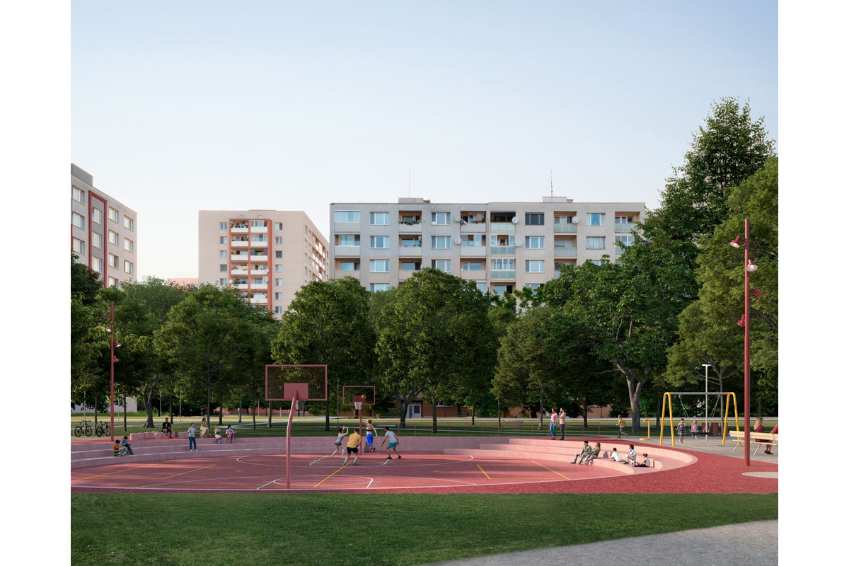 FOTO: Vizualizácia obnovy obytného súboru Generála Goliana na Linčianskej, foto 2