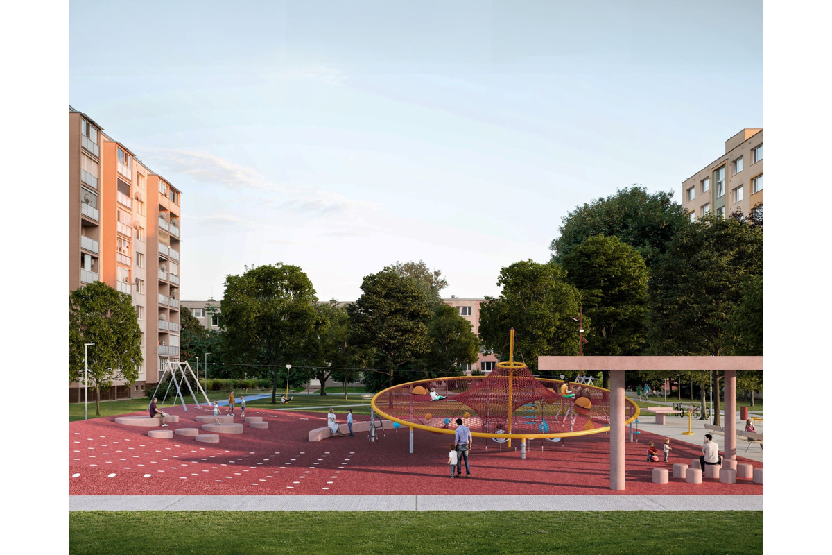 FOTO: Vizualizácia obnovy obytného súboru Generála Goliana na Linčianskej, foto 3