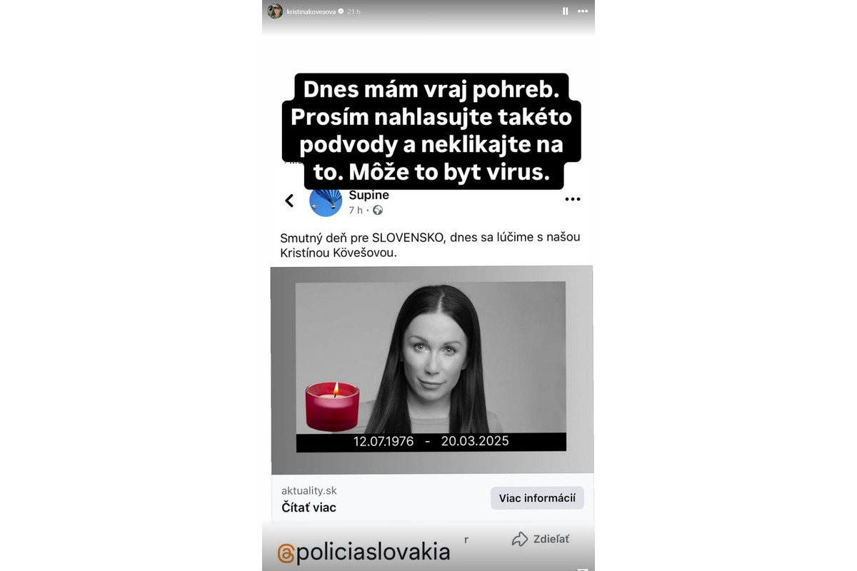 FOTO: Kövešová žije! Internet ju vyhlásil za mŕtvu, prehovorila o podvode, foto 1