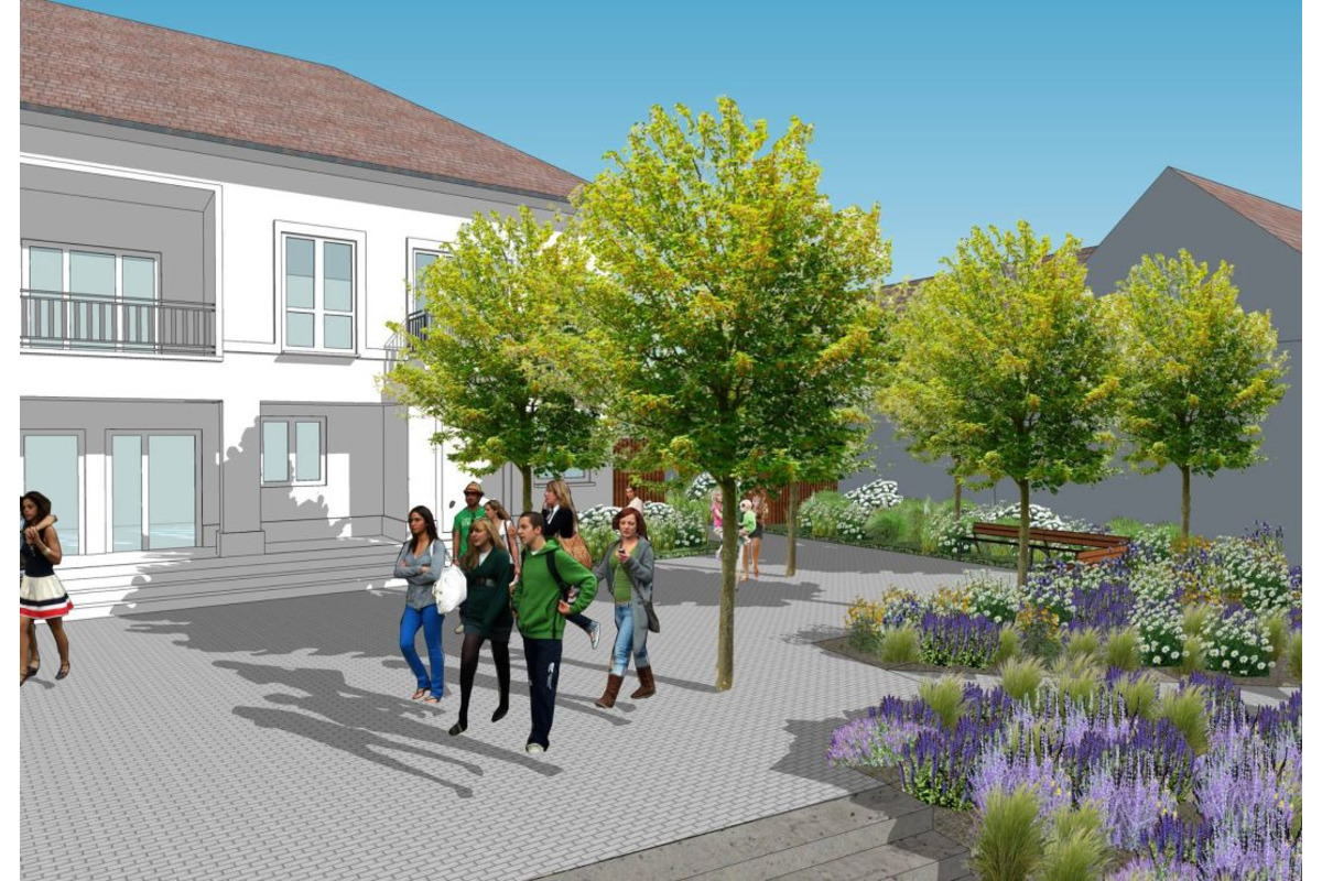 FOTO: V Modranke vzniká pre Trnavčanov priestor na stretávanie pod holým nebom, foto 4