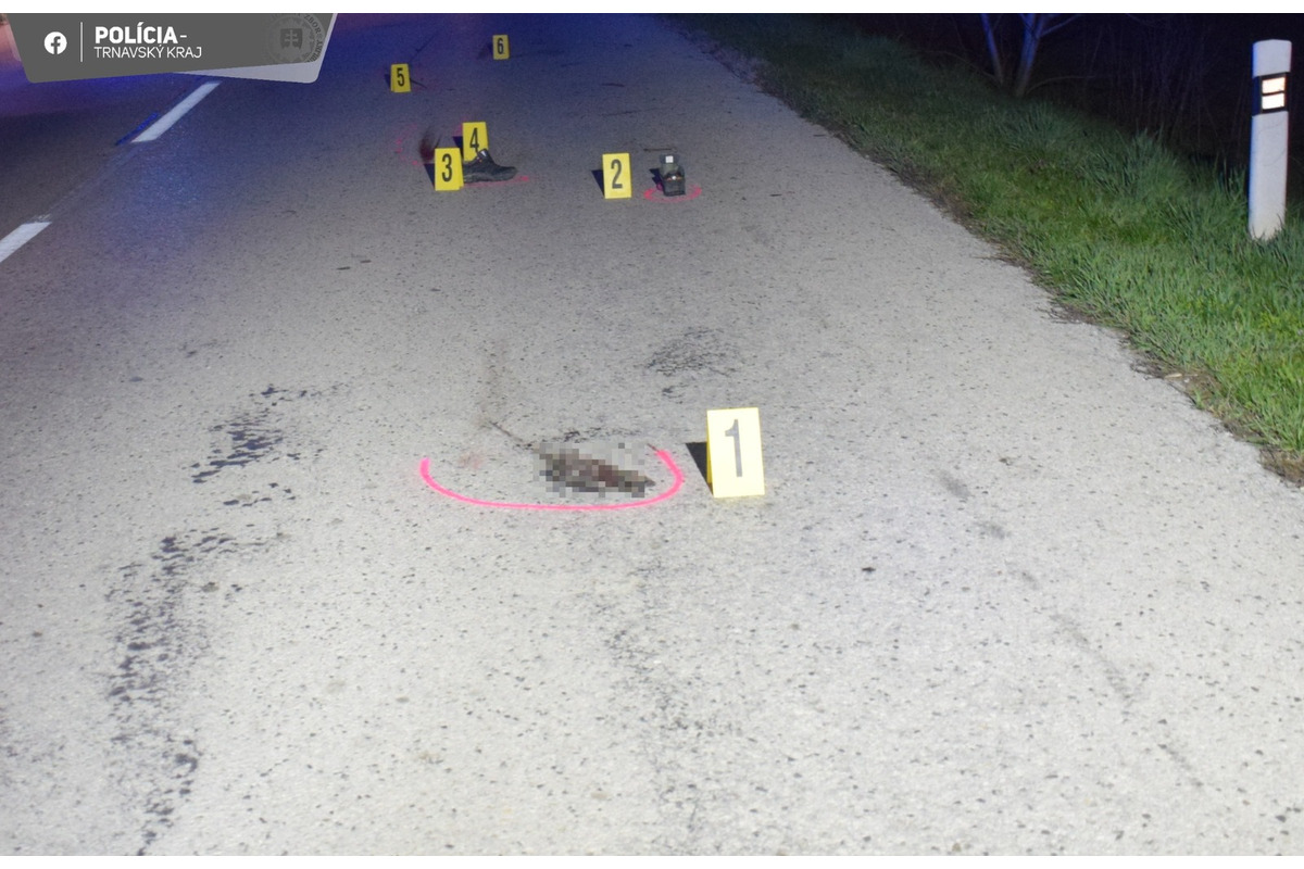 FOTO: Nočná tragédia pri obci Siladice, foto 3
