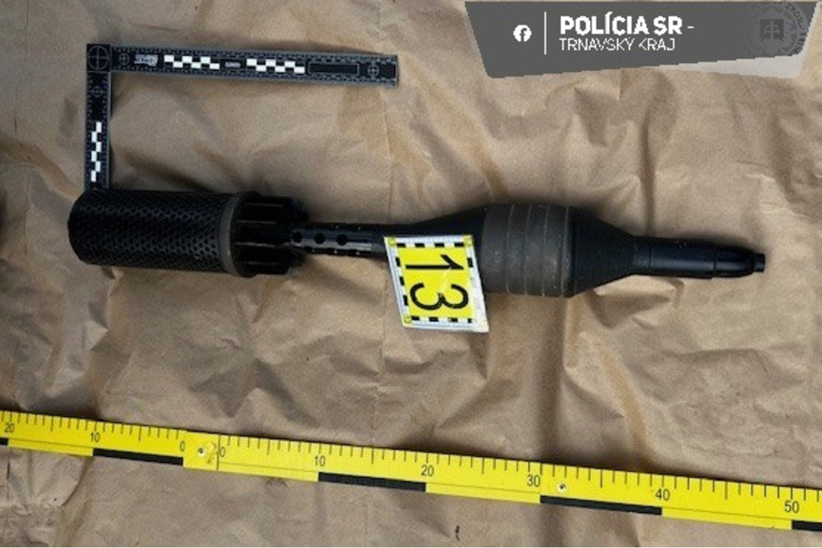 FOTO: Trnavskí policajti zadržali muža, ktorý v dome držal celý arzenál zbraní, foto 4