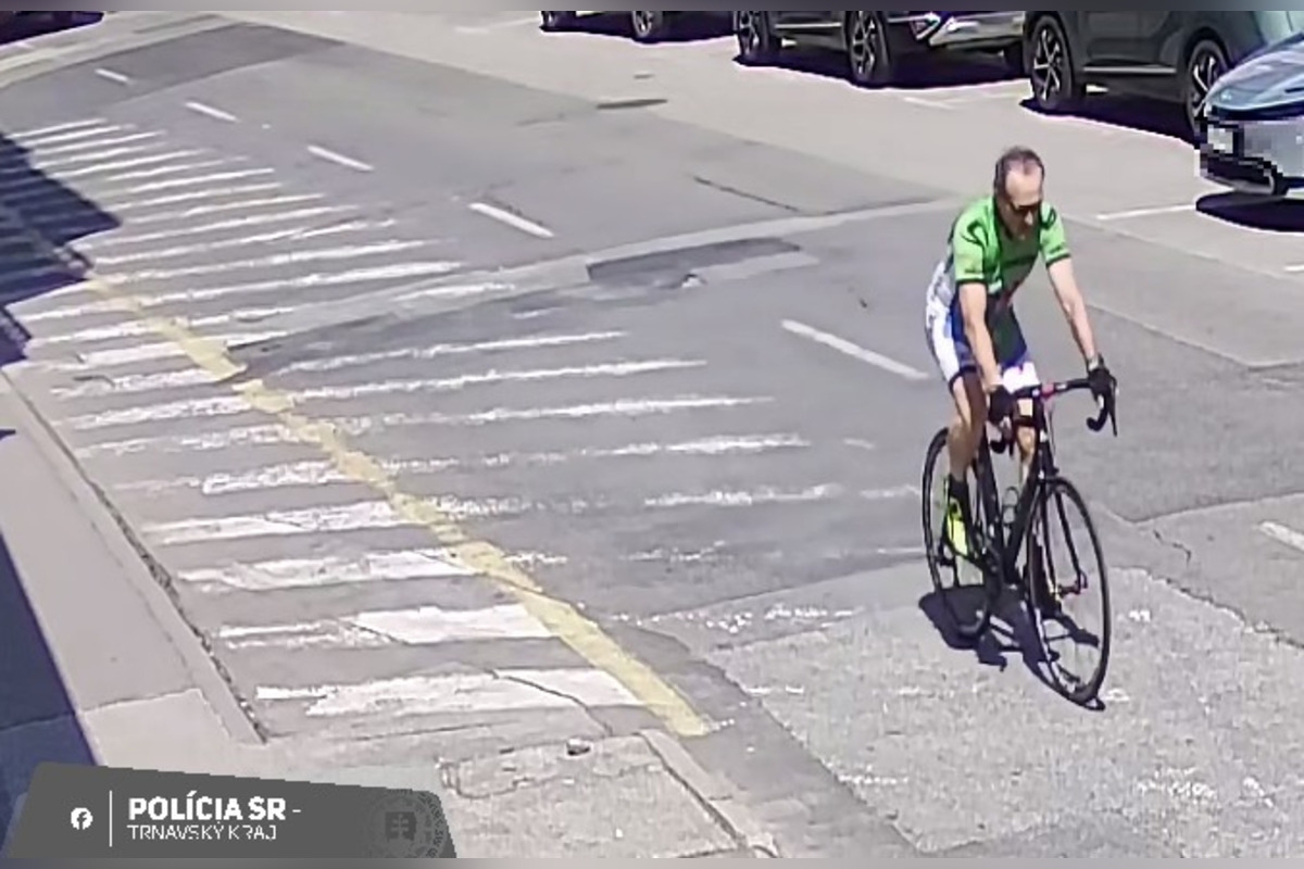 FOTO: Polícia pátra po totožnosti cyklistu, v Piešťanoch spôsobil nehodu, foto 3
