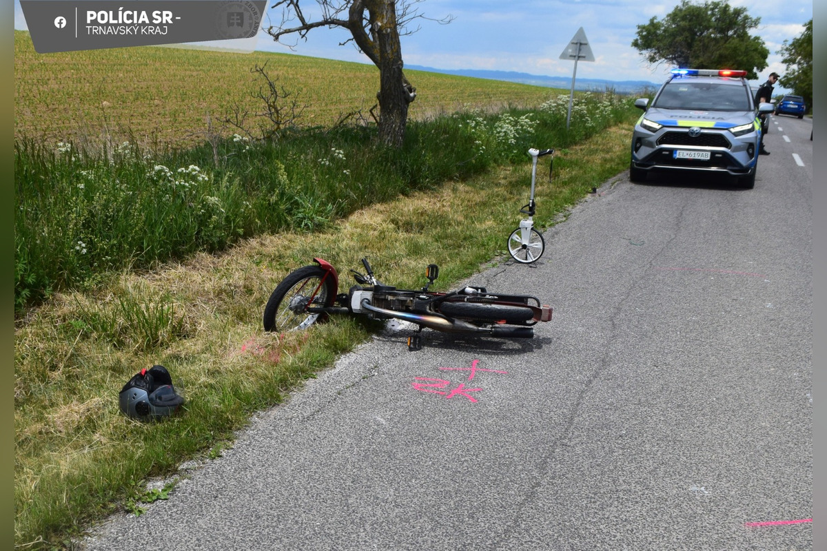 FOTO: Polícia riešila niekoľko dopravných nehôd motorkárov, foto 1