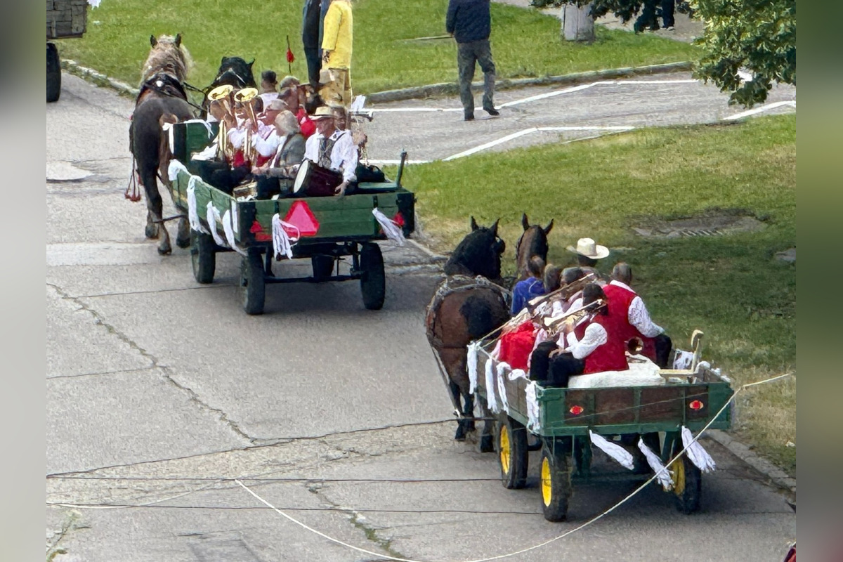 FOTO: Ulice Serede ožili tradičnou svadbou na kočoch, foto 11