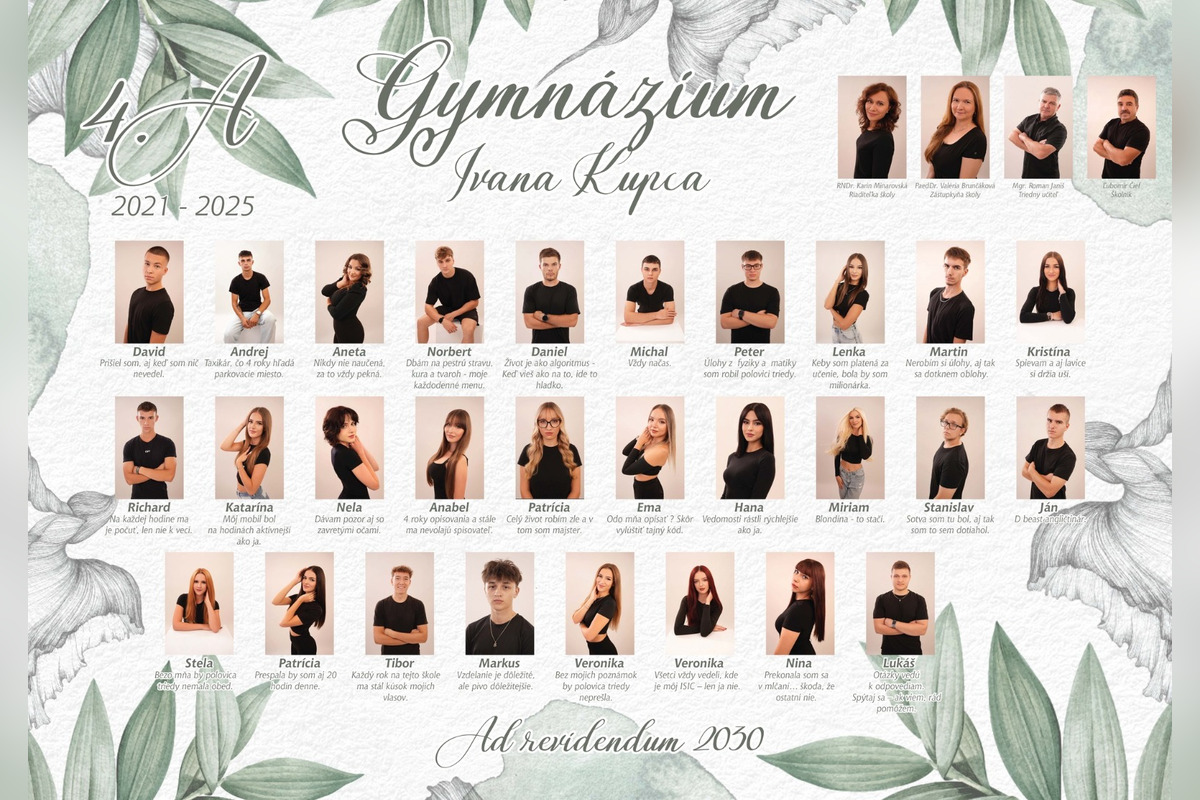 FOTO: Maturitné tablá stredných škôl v Hlohovci 2025, foto 5