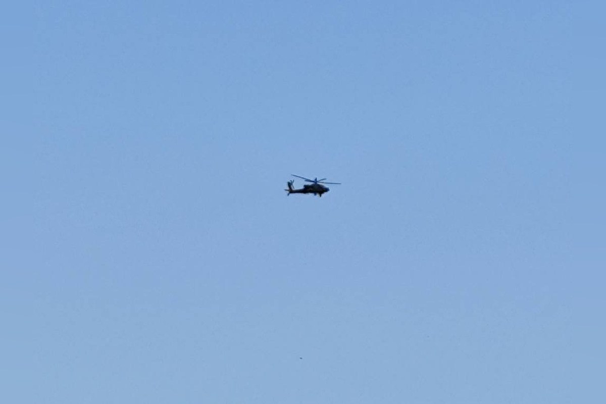 FOTO: Trnavčanov znepokojil prelet vojenských vrtuľníkov nad mestom, foto 2