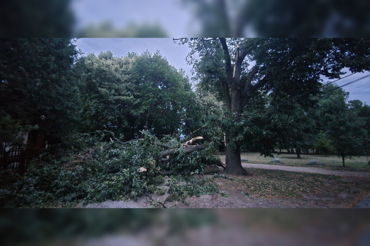 FOTO: Krajom sa prehnala silná búrka, lámala konáre a ničila strechy, foto 1