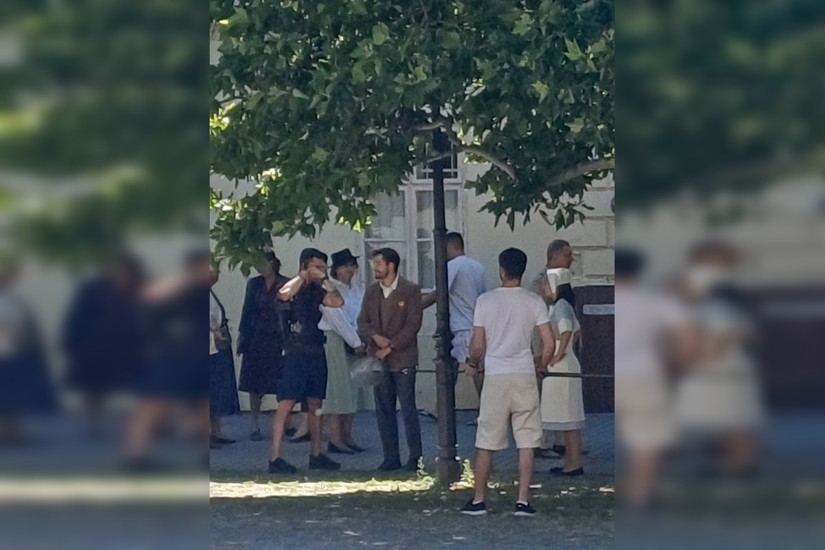 FOTO: V Trnave sa natáčal seriál Dunaj, k vašim službám, foto 2
