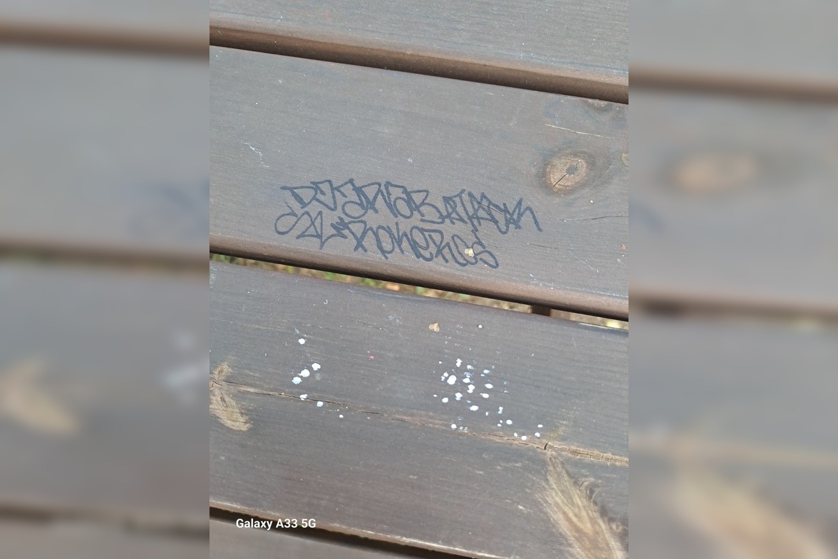 FOTO: Vandali pokreslili altánok v Trnave, foto 4