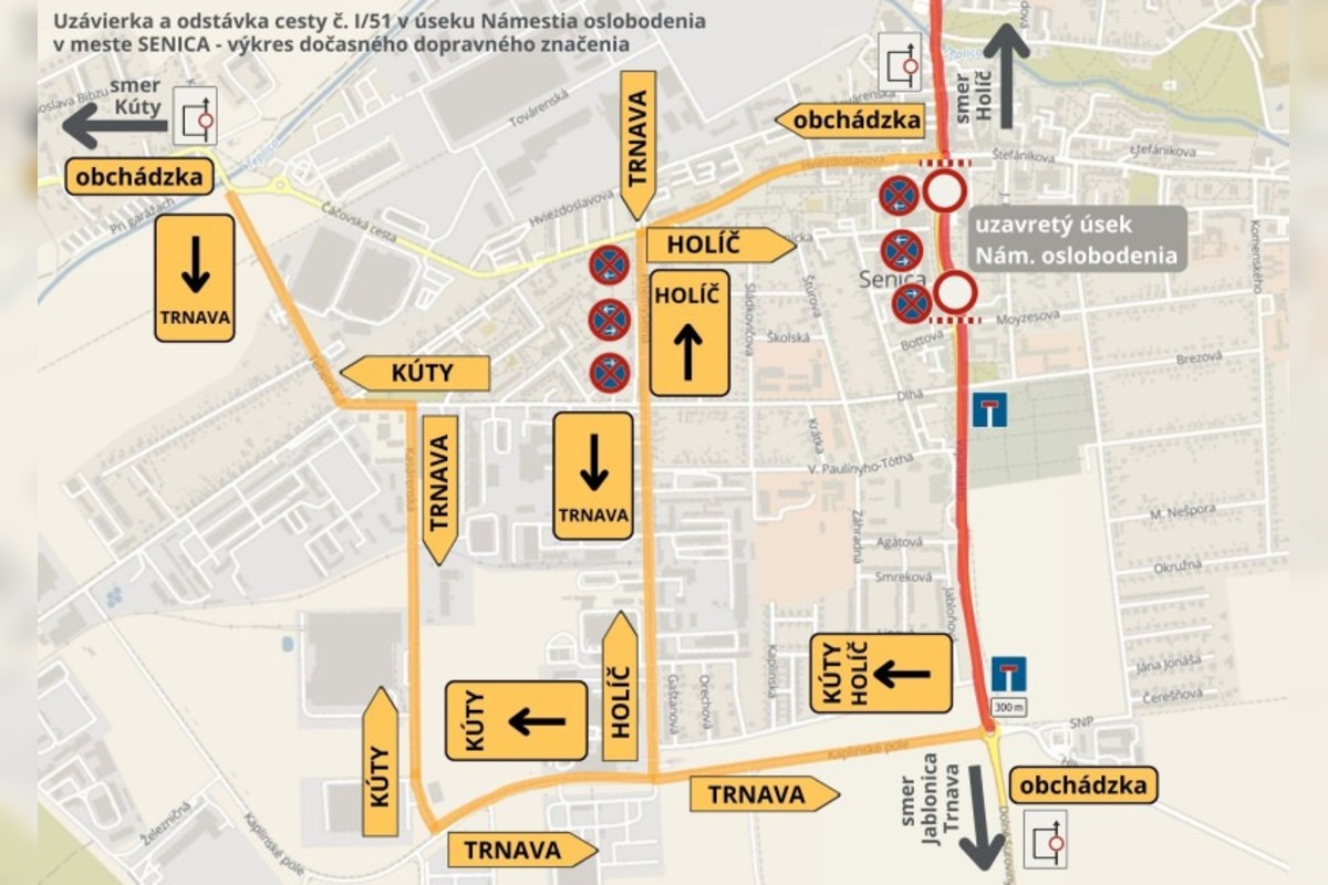 FOTO: Výjazdové rokovanie vlády SR v Senici obmedzí dopravu aj parkovanie, foto 1