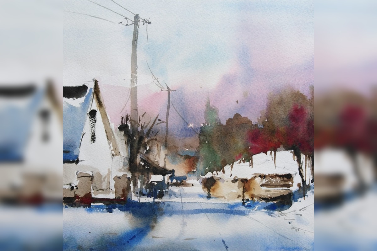 FOTO: Trnavčan Peter zachytil nielen Trnavu akvarelom, foto 3