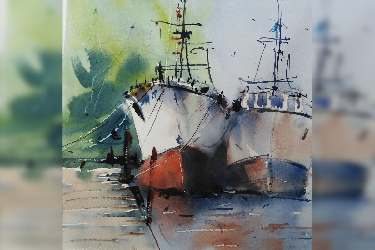 FOTO: Trnavčan Peter zachytil nielen Trnavu akvarelom, foto 7