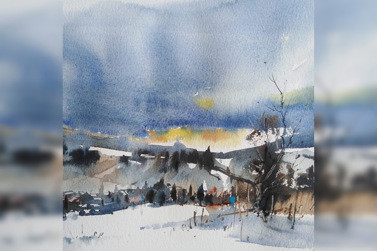 FOTO: Trnavčan Peter zachytil nielen Trnavu akvarelom, foto 13