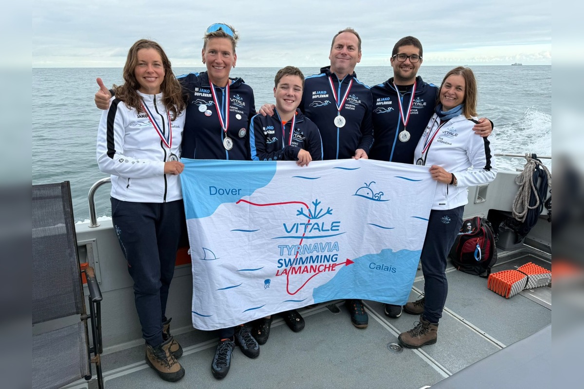 FOTO: La Manche v štafete preplával najmladší Slovák - trnavský plavec Marko, foto 4