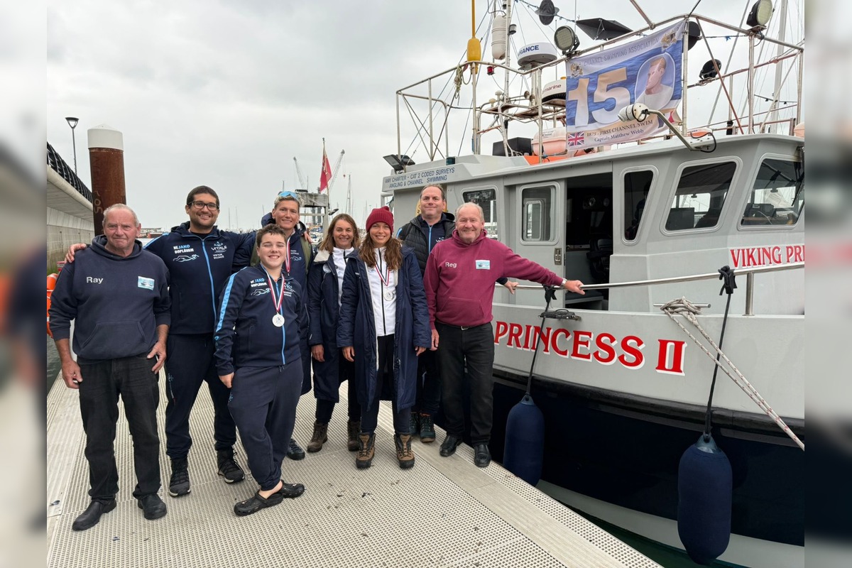 FOTO: La Manche v štafete preplával najmladší Slovák - trnavský plavec Marko, foto 6