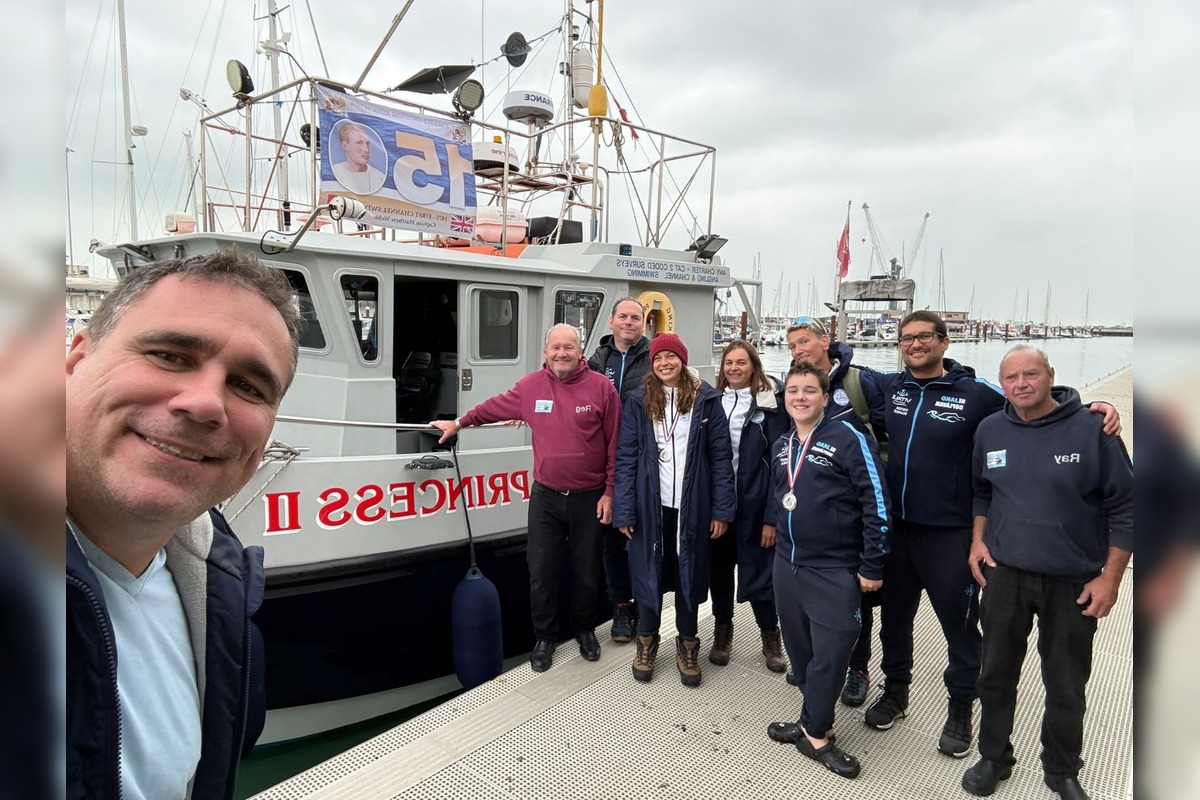 FOTO: La Manche v štafete preplával najmladší Slovák - trnavský plavec Marko, foto 7