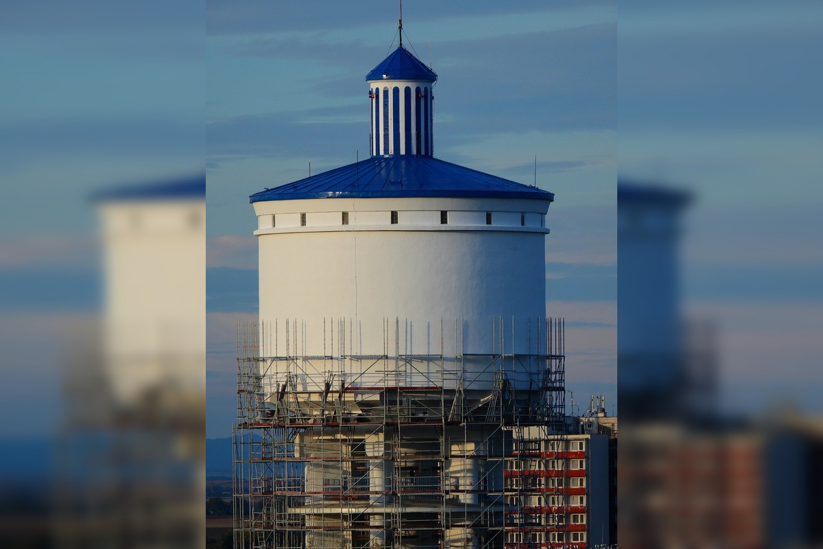 FOTO: Bellušov vodojem pomaly odkrýva nový šat, foto 2