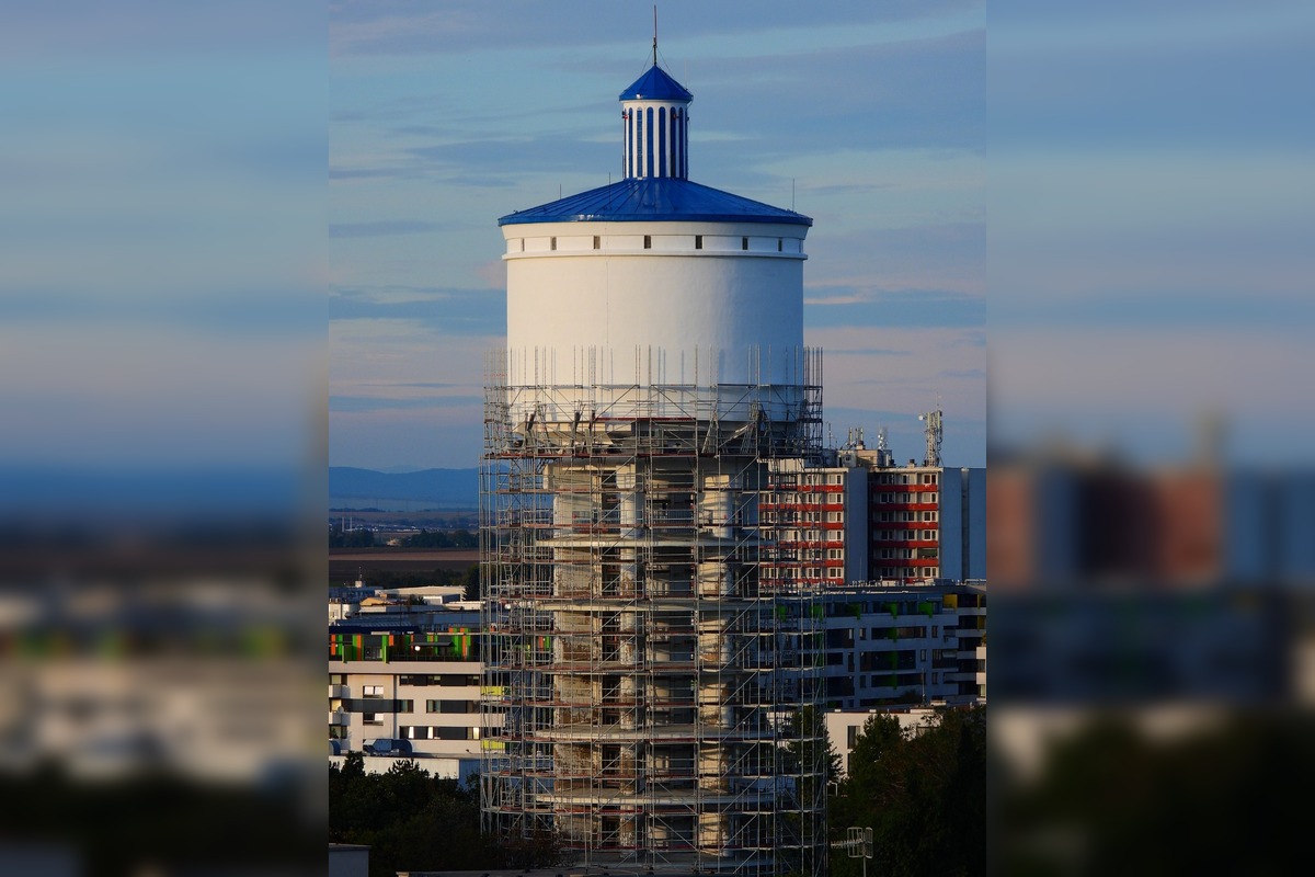 FOTO: Bellušov vodojem pomaly odkrýva nový šat, foto 3