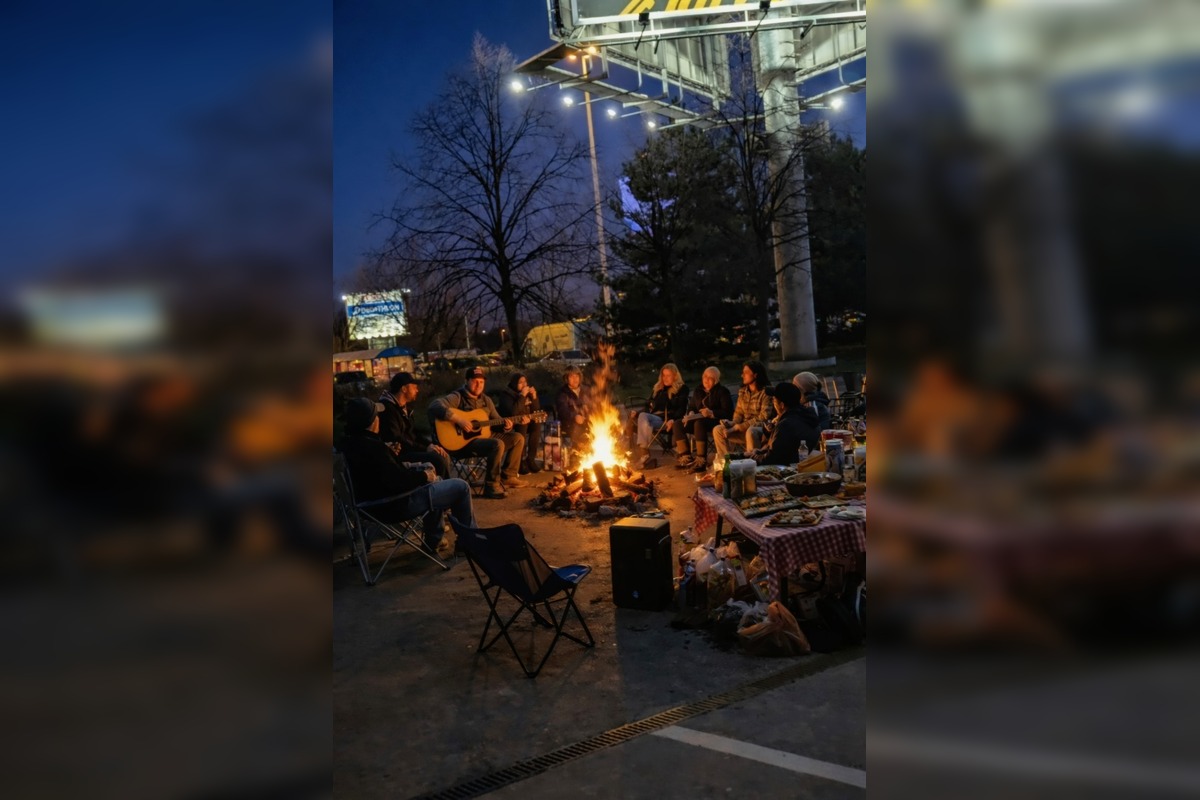 FOTO: Trnavčanov zaskočila opekačka na kruhovom objazde, foto 1