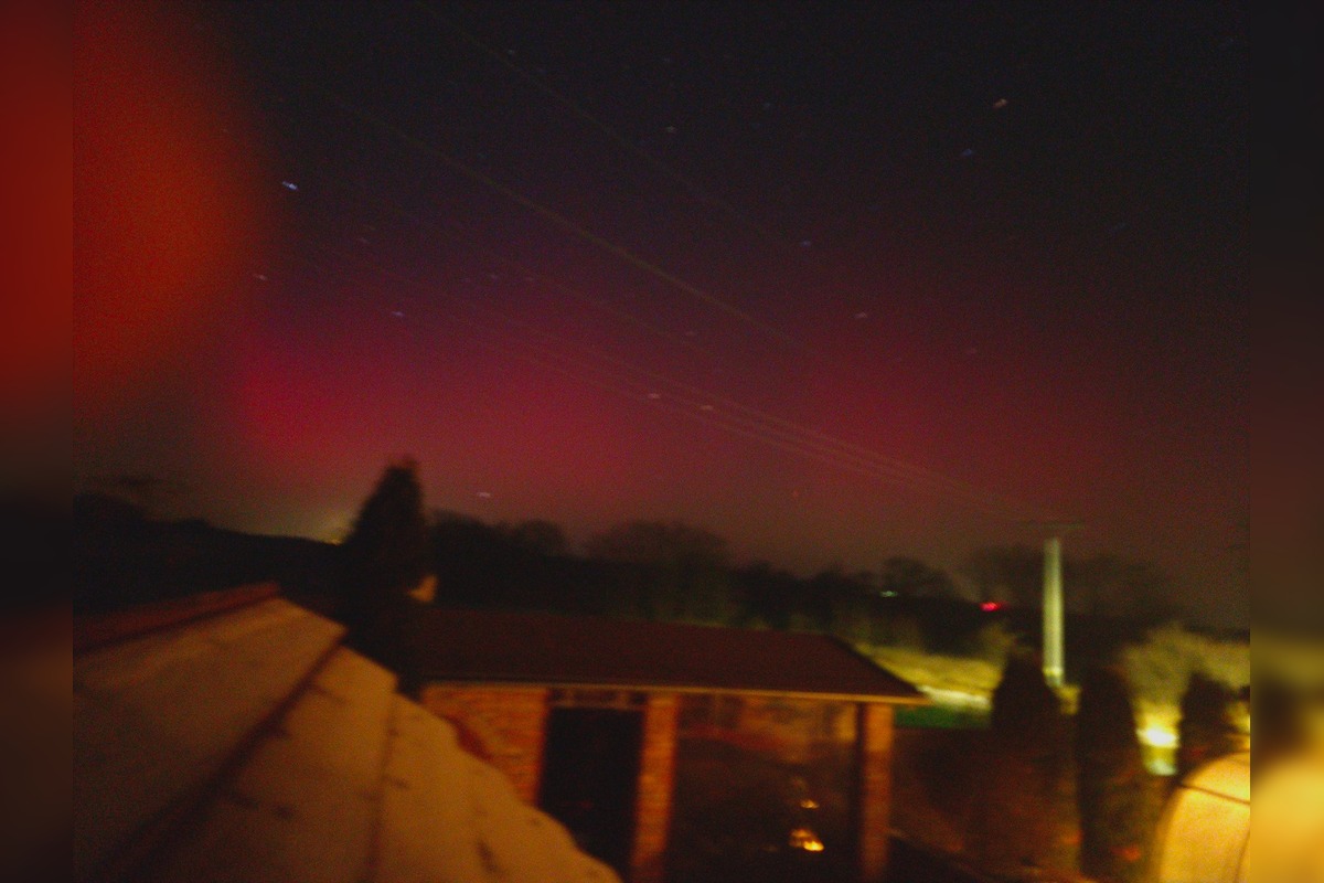 FOTO: Nádherné zábery polárnej žiary nad Trnavským krajom, foto 4
