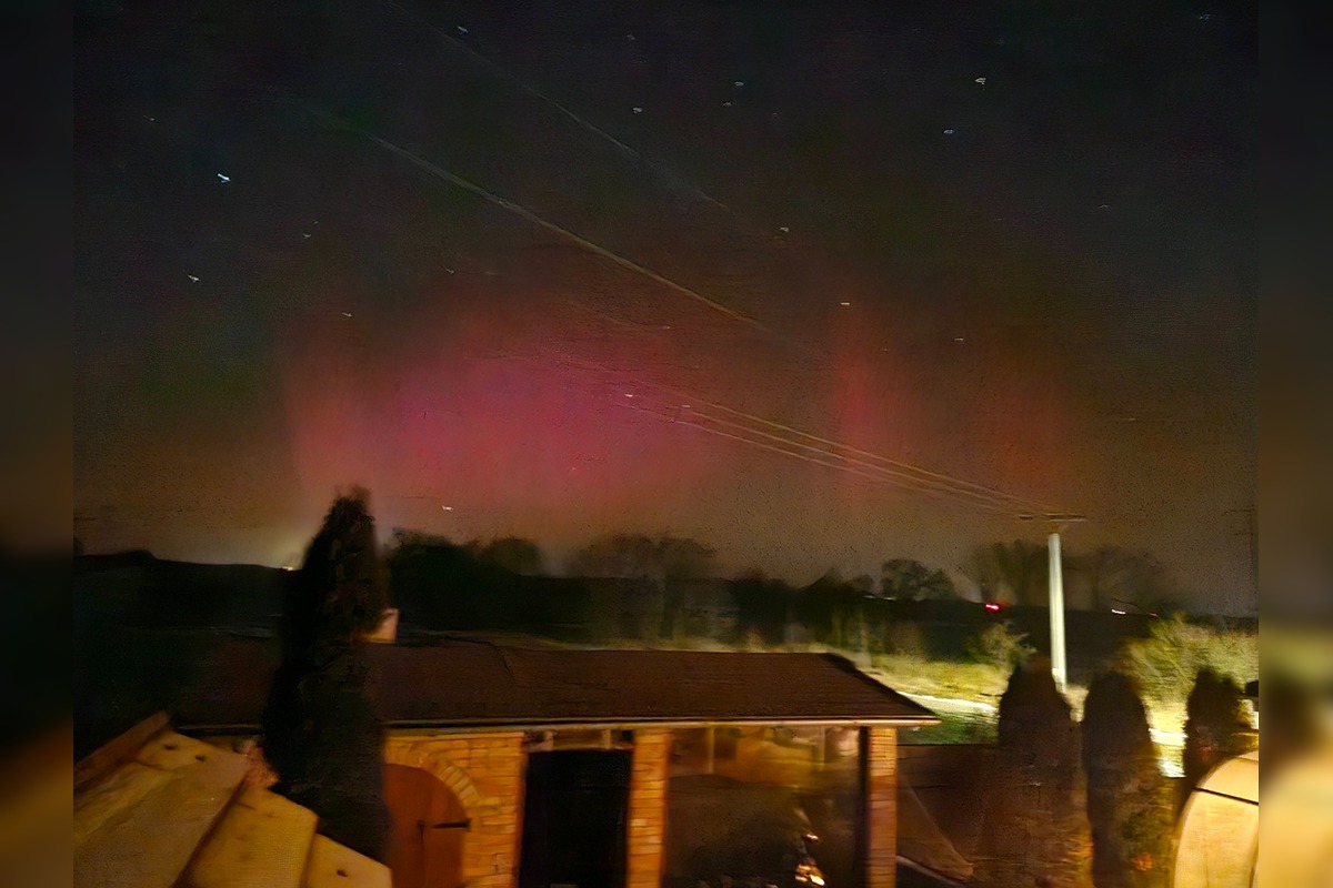 FOTO: Nádherné zábery polárnej žiary nad Trnavským krajom, foto 5