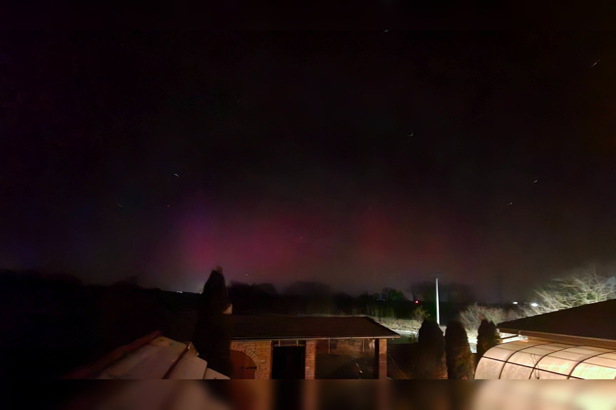 FOTO: Nádherné zábery polárnej žiary nad Trnavským krajom, foto 6