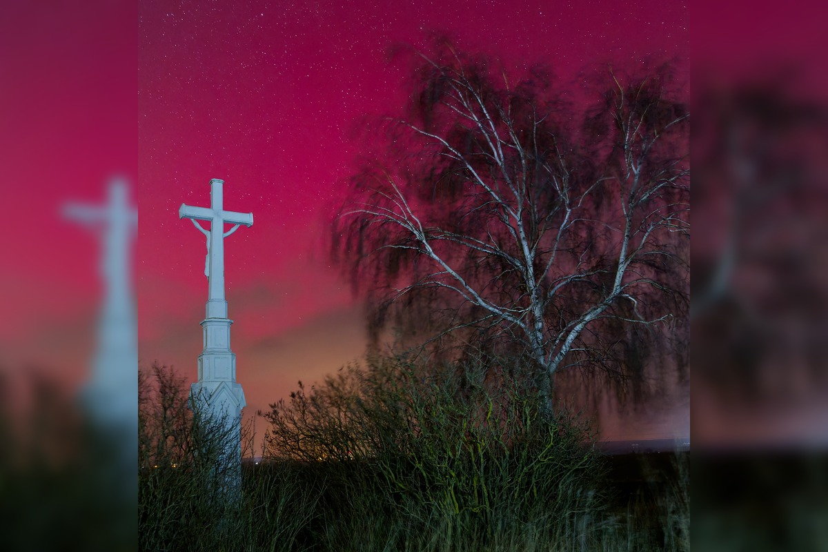 FOTO: Nádherné zábery polárnej žiary nad Trnavským krajom, foto 12