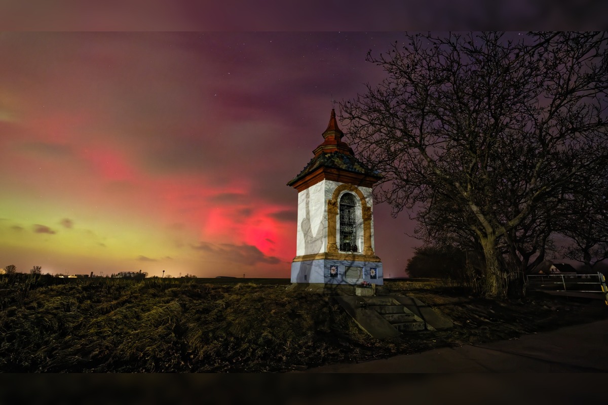 FOTO: Nádherné zábery polárnej žiary nad Trnavským krajom, foto 14