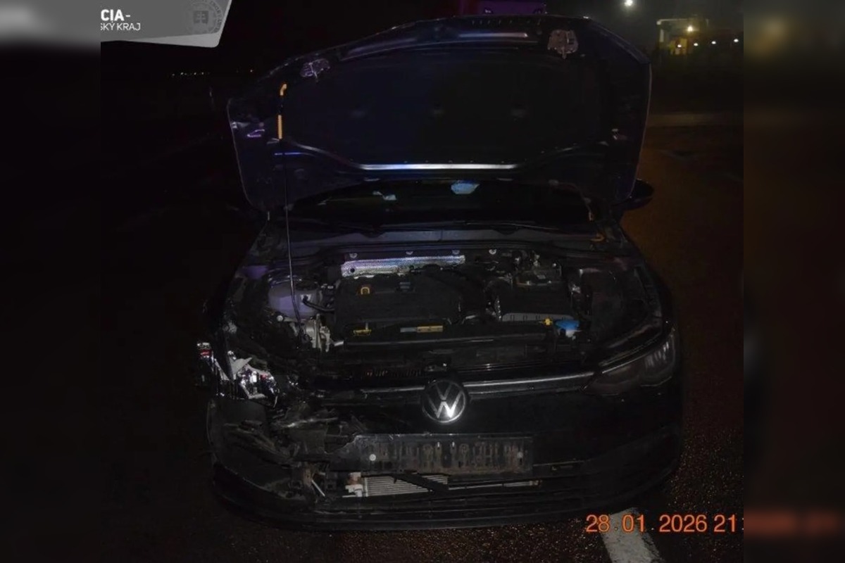 FOTO: Dopravná nehoda Borárosovej priateľky, foto 1