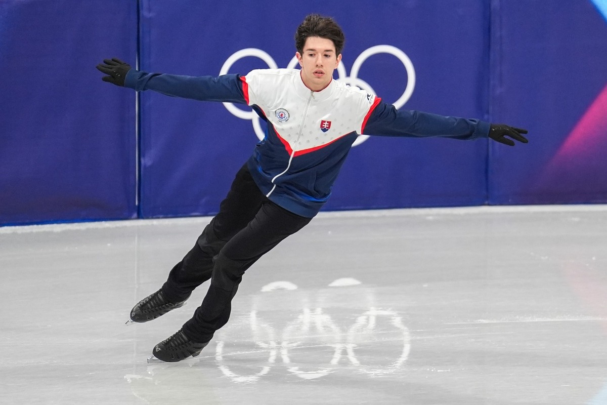 FOTO: Adam Hagara na tréningu na ZOH 2026 v Miláne, foto 3