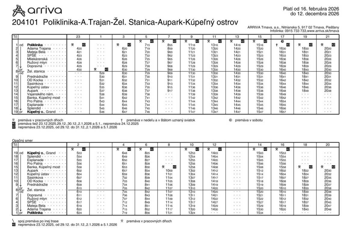 FOTO: Zmeny MHD v Piešťanoch, foto 1