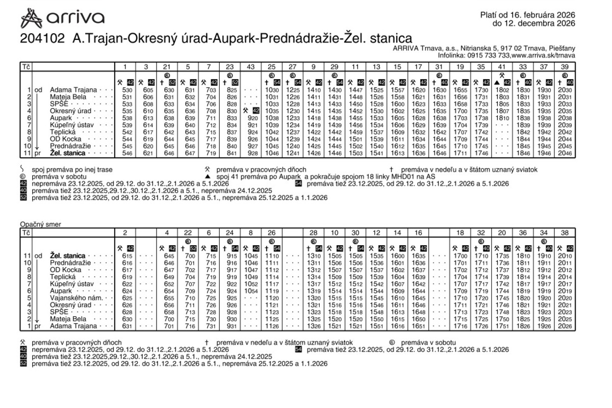 FOTO: Zmeny MHD v Piešťanoch, foto 2