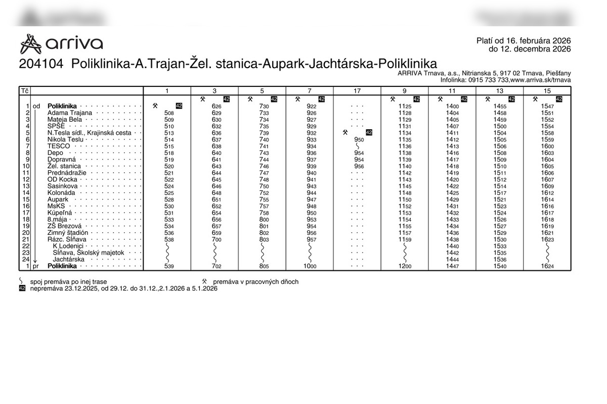 FOTO: Zmeny MHD v Piešťanoch, foto 3