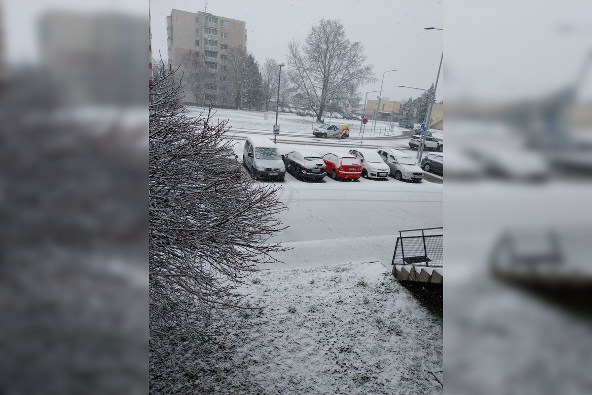 FOTO: Do Trnavy sa vrátila zima, foto 4