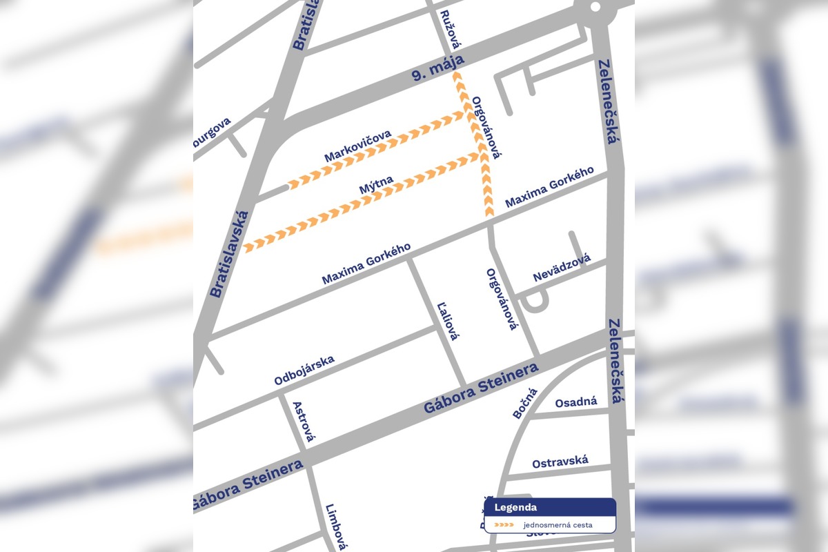 FOTO: Zmenená organizácia dopravy na Tulipáne v Špíglsáli, foto 2