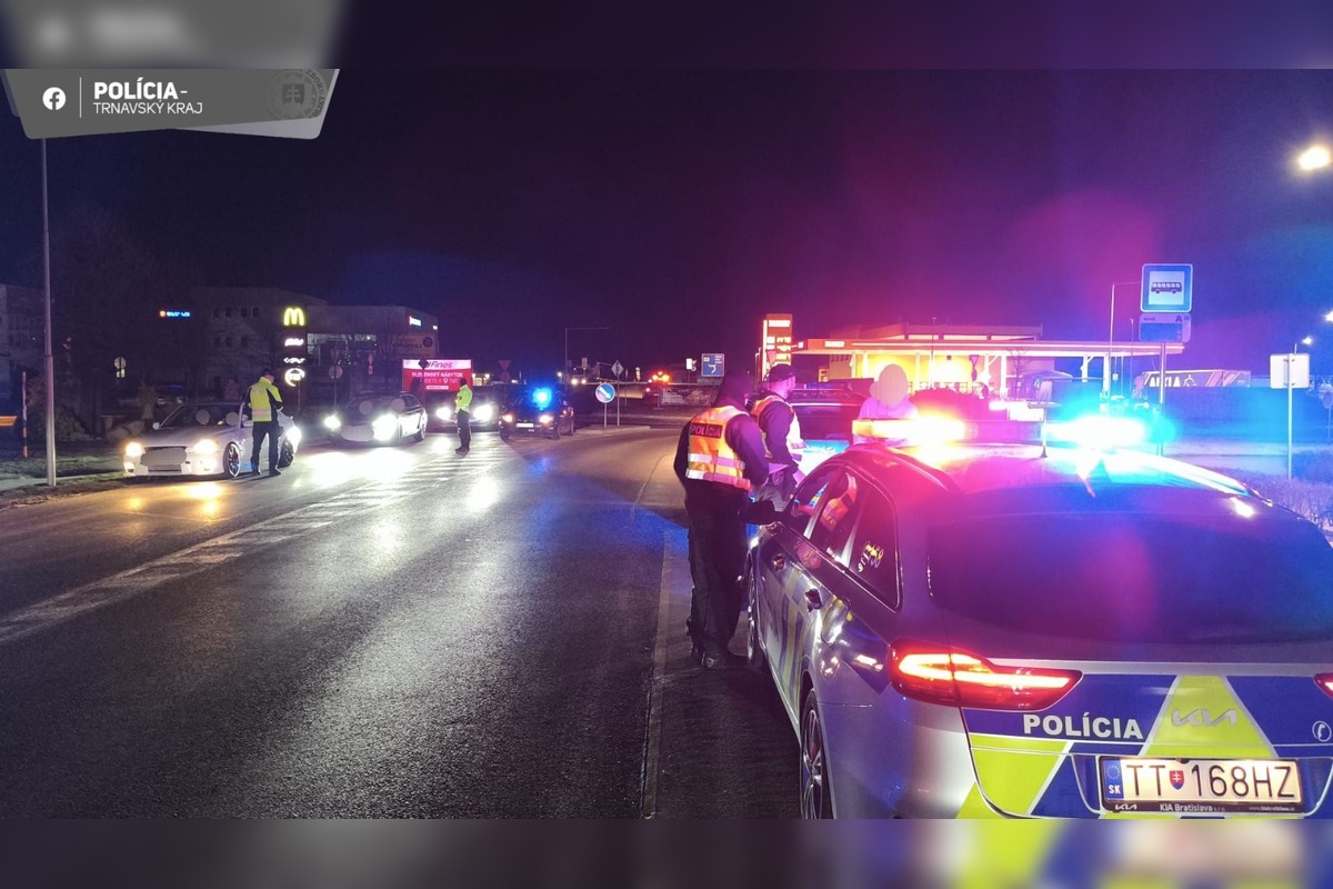 FOTO: Nelegálny tunning zraz v Trnave, foto 4
