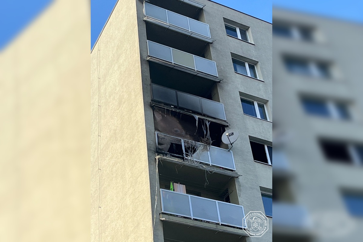 FOTO: Požiar bytu v Trnave, foto 1