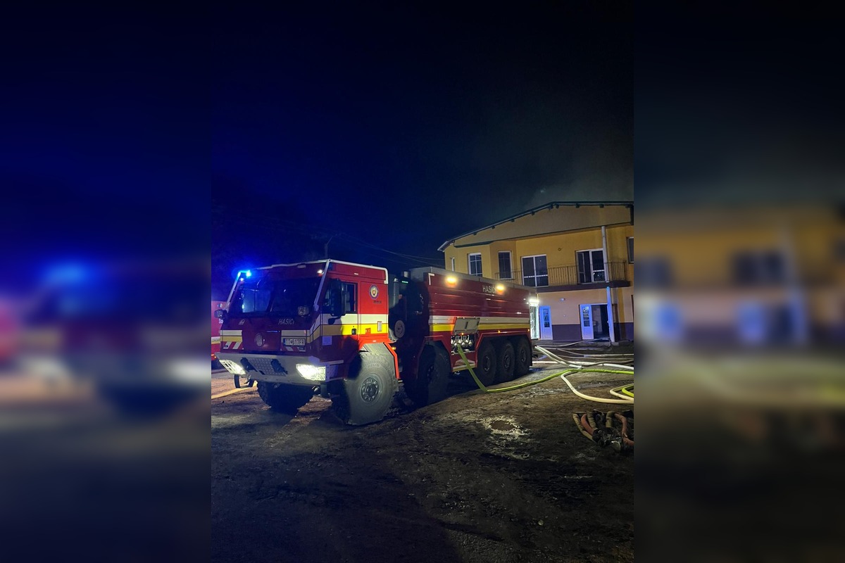 FOTO: Požiar haly v Moravskom Svätom Jáne, foto 5