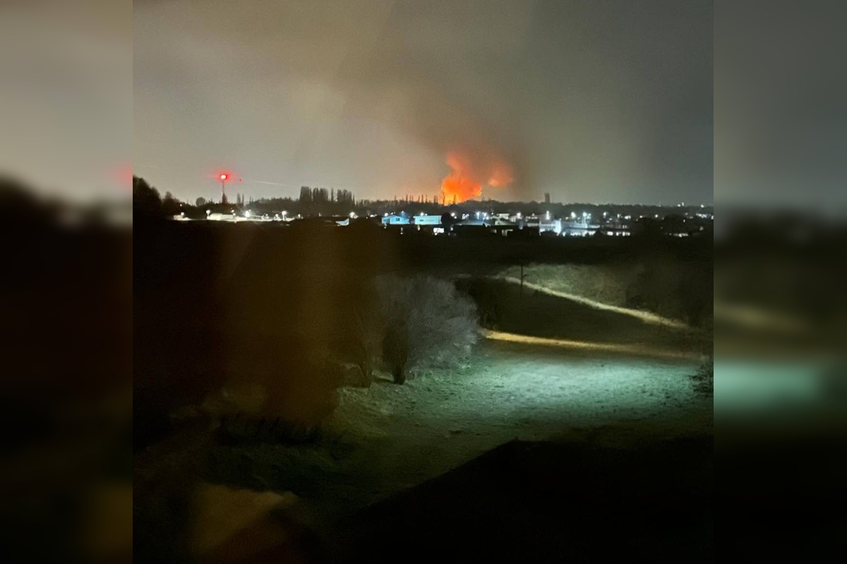 FOTO: Požiar suchého porastu v Kamennom mlyne, foto 2