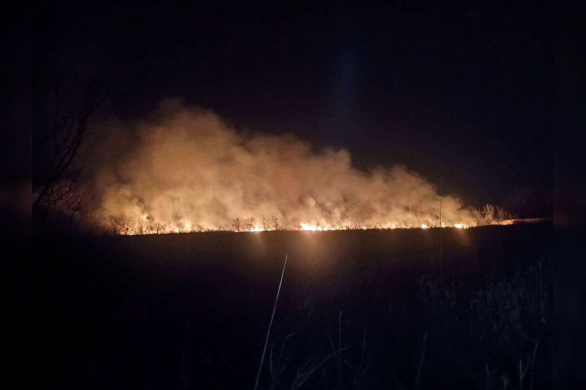 FOTO: Požiar suchého porastu v Kamennom mlyne, foto 4