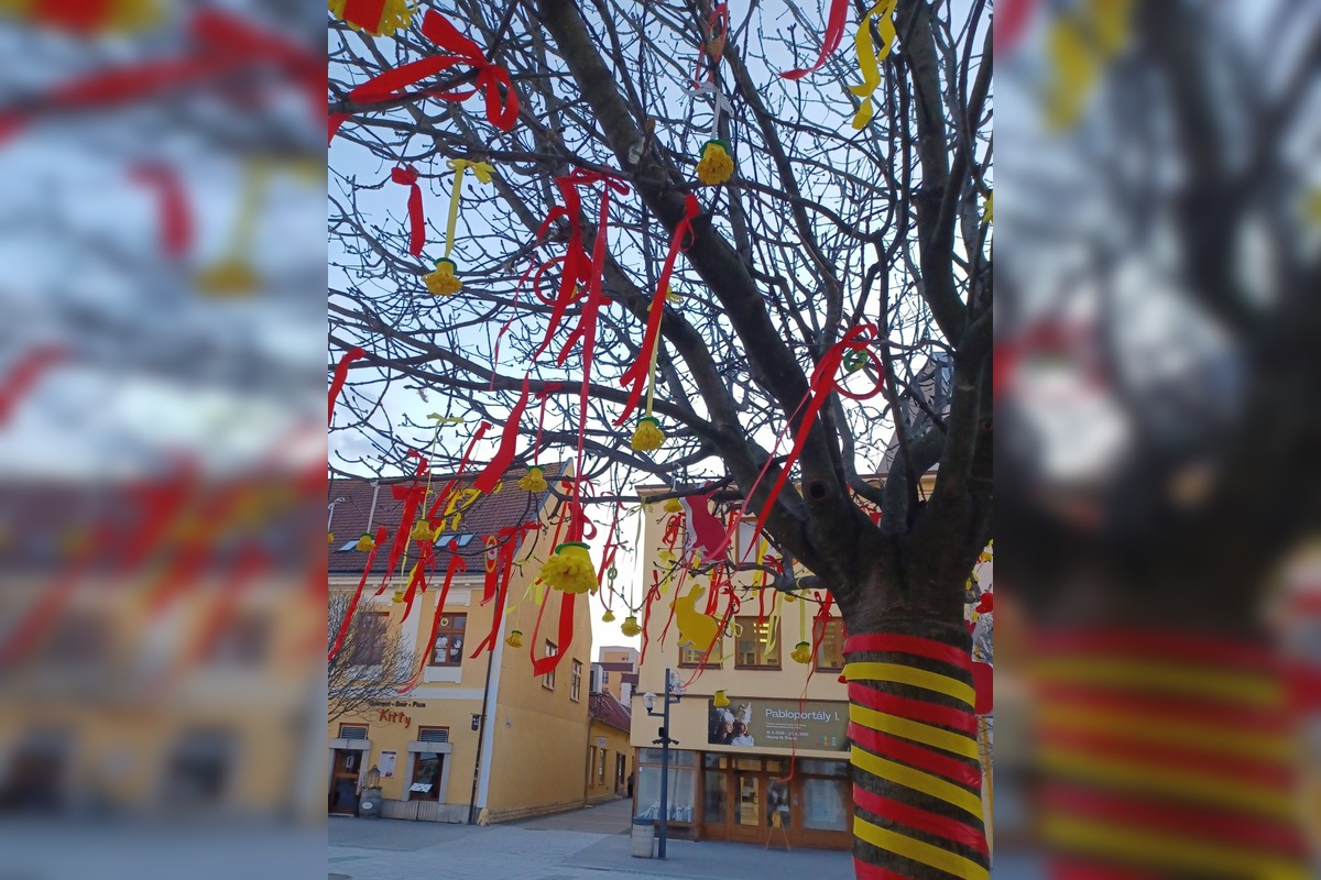 FOTO: Trnava už žiari pestrými farbami Veľkej Noci, foto 2