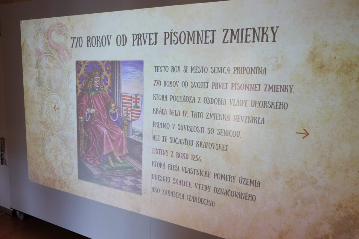 FOTO: Otvorenie výstavy k 770. výročiu mesta Senica, foto 8