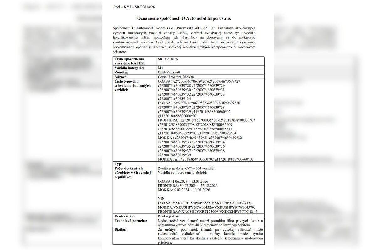 FOTO: Pozor, tieto autá môžu byť nebezpečné! SOI zverejnila zoznam, majitelia by mali okamžite konať, foto 4