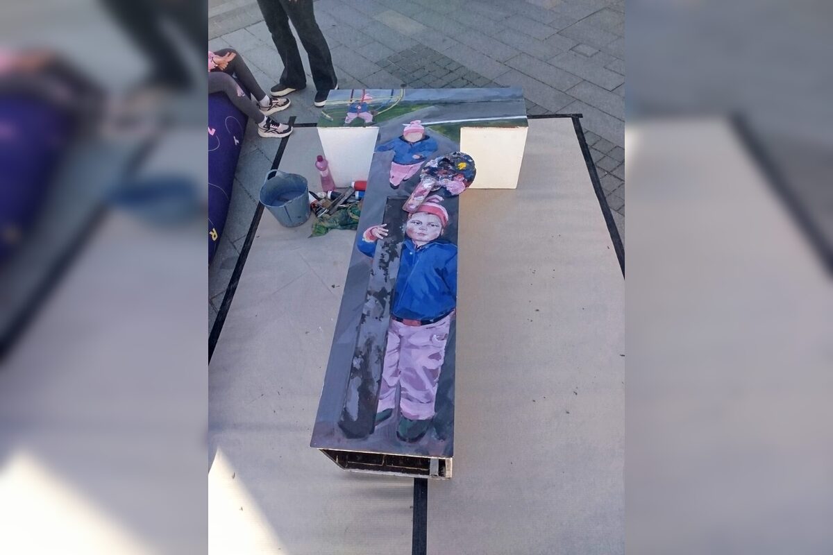 FOTO: Hlavná ulica v Trnave sa opäť zmenila na ateliér. Vznikol nový hastag #TRNAVA, foto 6